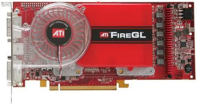 Alt view image 3 of 6 - AMD FireGL V7200 100-505121 256MB 512-bit GDDR3 PCI Express x16 Graphics Card