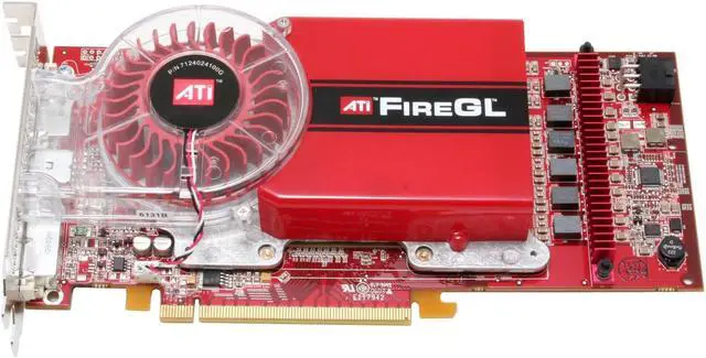 Alt view image 2 of 4 - AMD FireGL V7200 100-505147 256MB 256-bit GDDR3 PCI Express x16 Graphics Card