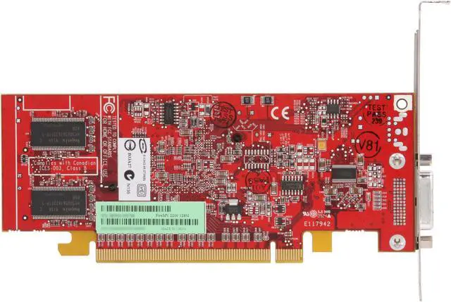 Alt view image 4 of 5 - AMD FireMV 2200 100-505141 128MB DDR PCI Express x16 Graphics Card
