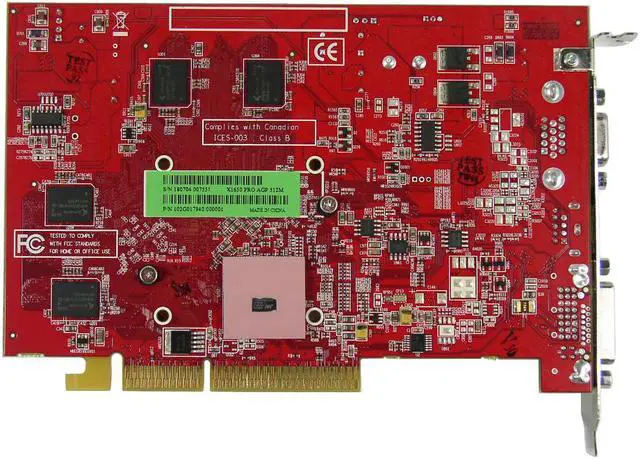 Alt view image 3 of 3 - ATI Radeon X1650PRO 512MB GDDR2 AGP 4X/8X Graphics Card 100-437809