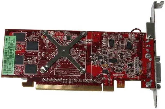 Alt view image 3 of 8 - AMD FireMV 2250 100-505175 256MB GDDR2 PCI Express x16 Low Profile Graphics Card - OEM