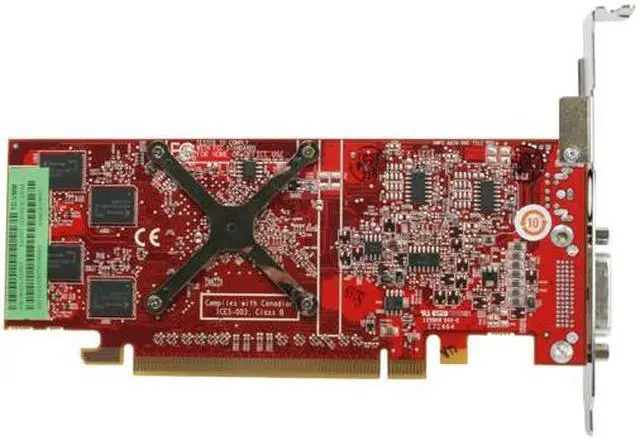 Alt view image 8 of 8 - AMD FireMV 2250 100-505175 256MB GDDR2 PCI Express x16 Low Profile Graphics Card - OEM