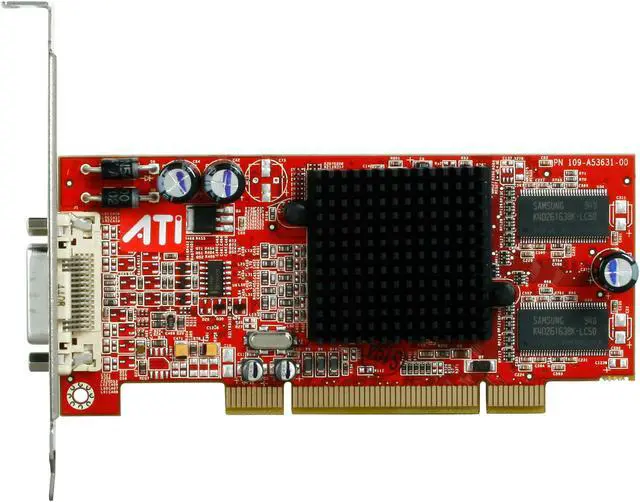 Alt view image 3 of 5 - AMD FireMV 2200 100-505140 64MB DDR PCI Low Profile Graphics Card - OEM