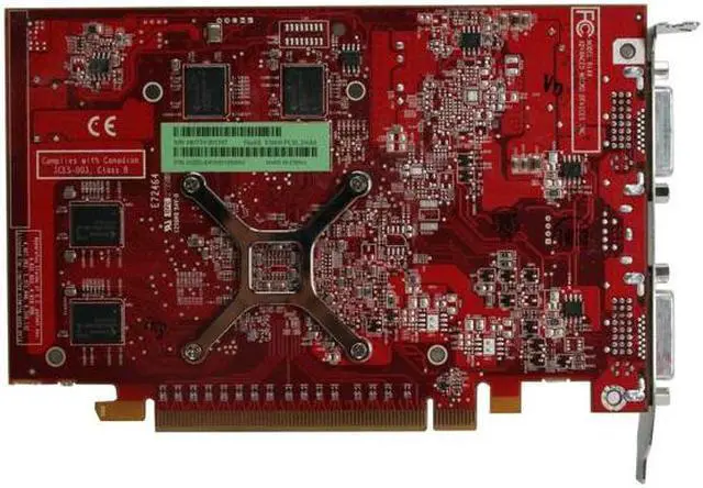 Alt view image 4 of 6 - AMD FireGL V3600 100-505514 256MB PCI Express x16 Graphics Card - OEM