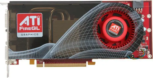 Alt view image 3 of 6 - AMD FireGL V7600 100-505508 512MB PCI Express x16 Graphics Card