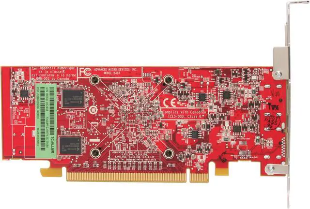 Alt view image 4 of 5 - AMD FireMV 2260 100-505533 256MB GDDR2 PCI Express x16 Low Profile Graphics Card