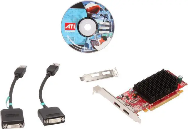 Alt view image 5 of 5 - AMD FireMV 2260 100-505534 256MB GDDR2 PCI Express x16 Low Profile Graphics Card - OEM
