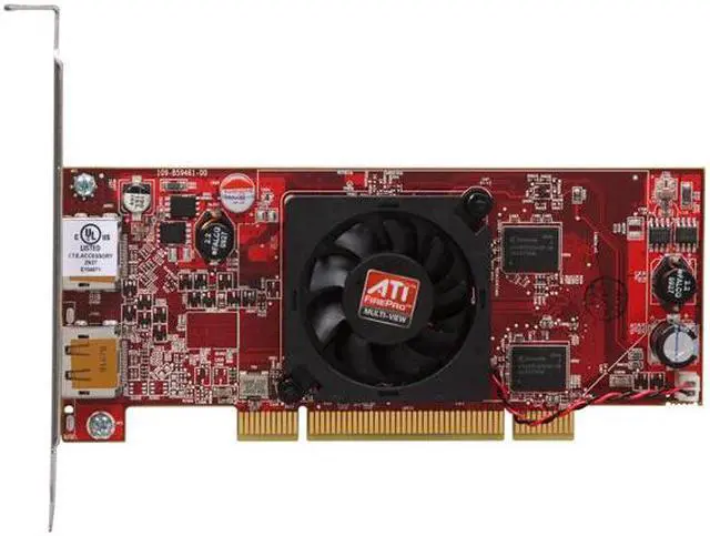 Alt view image 3 of 5 - AMD FireMV 2260 100-505529 256MB GDDR2 PCI Low Profile Graphics Card