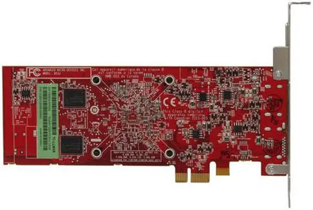 Alt view image 4 of 5 - AMD FireMV 2260 100-505527 256MB GDDR2 PCI Express x1 Low Profile Graphics Card