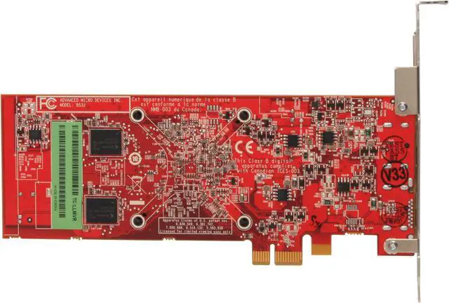 Alt view image 4 of 5 - AMD FireMV 2260 100-505528 256MB GDDR2 PCI Express x1 Low Profile Graphics Card