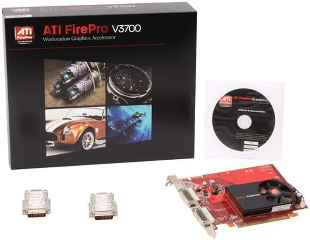 Alt view image 5 of 5 - AMD FirePro V3700 100-505551 256MB PCI Express 2.0 x16 Graphics Card