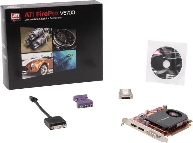 Alt view image 5 of 5 - AMD FirePro V5700 100-505553 512MB PCI Express 2.0 x16 Graphics Card
