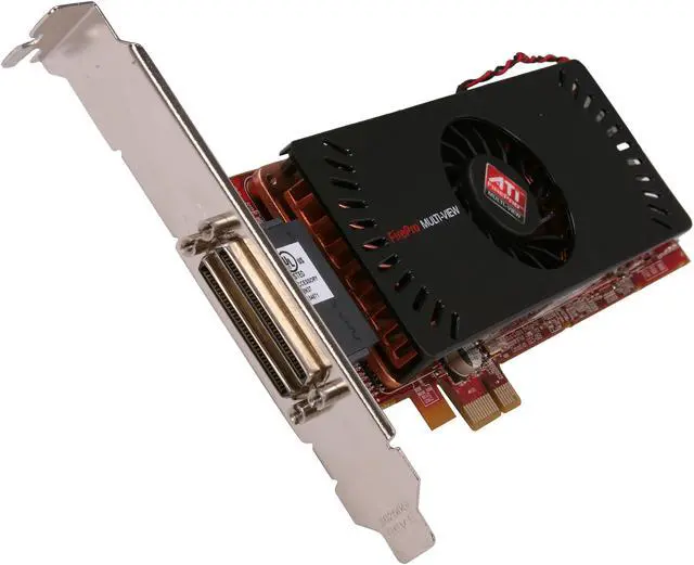 Main image of AMD FirePro 2450 100-505589 512MB GDDR3 PCI Express x1 Low Profile Graphics Card - OEM