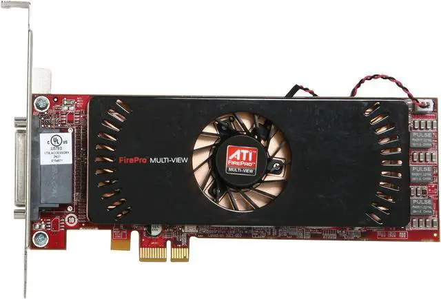 Alt view image 3 of 5 - AMD FirePro 2450 100-505841 512MB PCI Express x1 Graphics Card