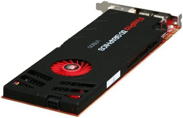 Alt view image 5 of 6 - AMD FirePro V7800 100-505604 2GB 256-bit GDDR5 PCI Express 2.0 x16 CrossFire Supported Graphics Card