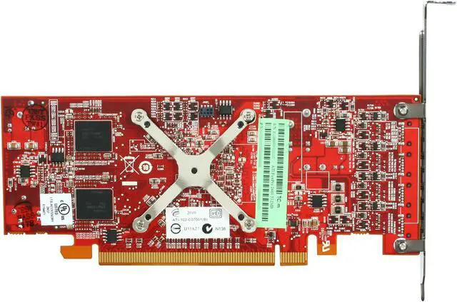 Alt view image 5 of 5 - AMD FirePro 2460 100-505850 512MB GDDR5 Quad Mini DisplayPort PCI-Express Workstation Video Card