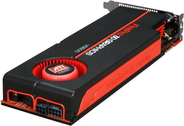 Alt view image 5 of 6 - AMD FirePro V9800 100-505602 4GB 256-bit GDDR5 PCI Express 2.1 x16 CrossFire Supported Graphics Card
