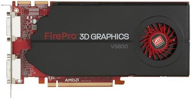 AMD FirePro V5800 100 505839 1GB 128 bit GDDR5 PCI Express 2.1 x16 CrossFire Supported Workstation Video Card White Box Newegg
