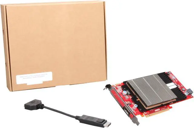 Alt view image 6 of 6 - AMD FirePro V7800P 100-505691 2GB 256-bit GDDR5 PCI Express 2.1 x16 CrossFire Supported Graphics Card