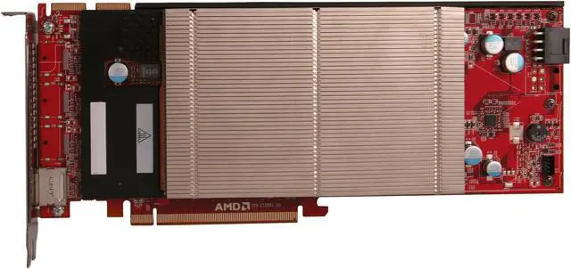 Alt view image 3 of 6 - AMD FirePro V9800P 100-505692 4GB 256-bit GDDR5 PCI Express 2.1 x16 Graphics Card