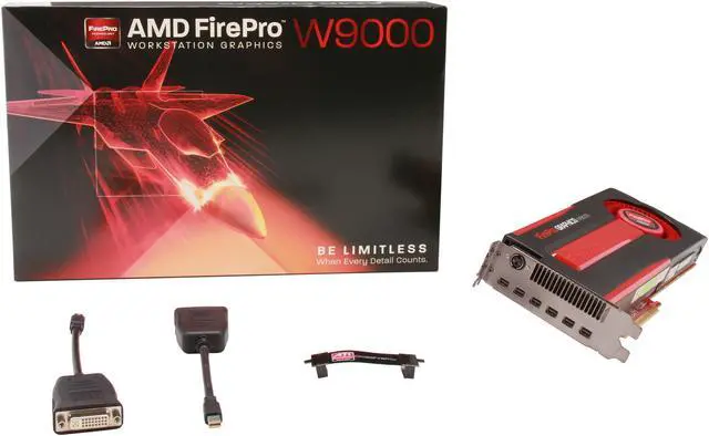 Alt view image 7 of 6 - AMD FirePro W9000 100-505859 6GB GDDR5 PCI-Express 3.0 x16 Workstation Video Card
