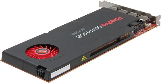 Alt view image 5 of 6 - AMD FirePro W7000 100-505634(100-505848) 4GB 256-bit GDDR5 PCI Express 3.0 x16 CrossFire Supported Graphics Card