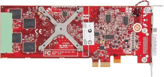 Alt view image 4 of 4 - ATI FireMV 2250 VIDEO-MV-2250-1X 256MB DDR2 PCI Express x1 Low Profile Graphics Card