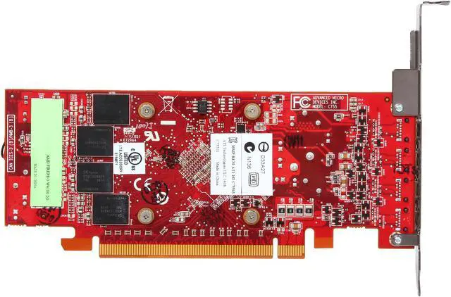 Alt view image 4 of 5 - AMD FirePro W4100 100-505979 2GB 128-bit GDDR5 PCI Express 3.0 x16 Half Height Graphics Card