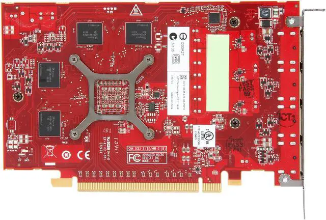 Alt view image 4 of 5 - AMD FirePro W5100 100-505737 4GB 128-bit GDDR5 PCI Express 3.0 x16 Graphics Card