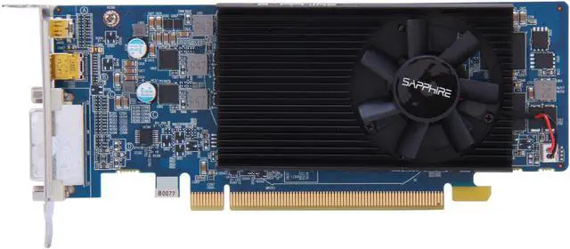 Alt view image 3 of 5 - SAPPHIRE Radeon HD 7750 1GB GDDR5 PCI Express 3.0 x16 Low Profile Graphics Card 100357LP
