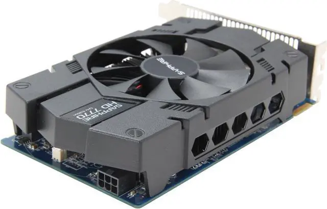 Alt view image 5 of 6 - SAPPHIRE Radeon HD 7770 1GB GDDR5 PCI Express 3.0 x16 CrossFireX Support Graphics Card 100358L