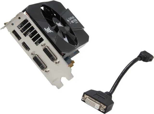 Main image of SAPPHIRE Radeon HD 7770 1GB GDDR5 PCI Express 3.0 x16 CrossFireX Support Graphics Card 100358FLEX