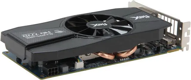 Alt view image 5 of 6 - SAPPHIRE Radeon HD 7770 1GB GDDR5 PCI Express 3.0 x16 CrossFireX Support Graphics Card 100358FLEX