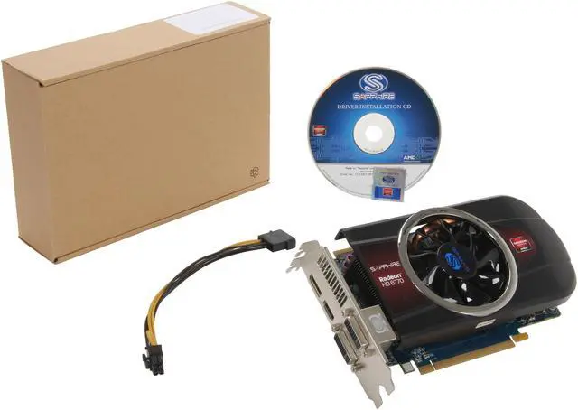 Alt view image 6 of 6 - SAPPHIRE Radeon HD 6770 1GB GDDR5 PCI Express 2.0 x16 CrossFireX Support Graphics Card 11189-08