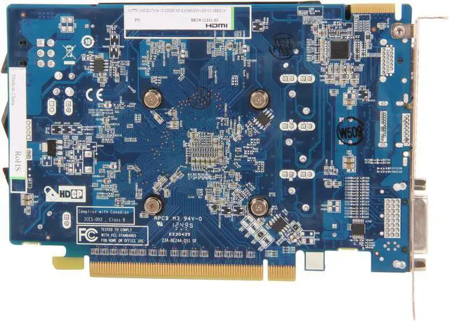 Alt view image 4 of 6 - SAPPHIRE Radeon HD 7770 1GB GDDR5 PCI Express 3.0 x16 CrossFireX Support Graphics Card 100358OCL