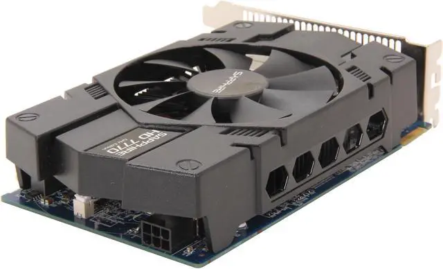 Alt view image 5 of 6 - SAPPHIRE Radeon HD 7770 1GB GDDR5 PCI Express 3.0 x16 CrossFireX Support Graphics Card 100358OCL