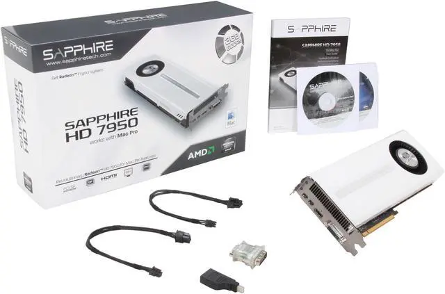 Alt view image 6 of 6 - SAPPHIRE Radeon HD 7950 3GB GDDR5 PCI Express 3.0 x16 Graphics Card 100352MAC