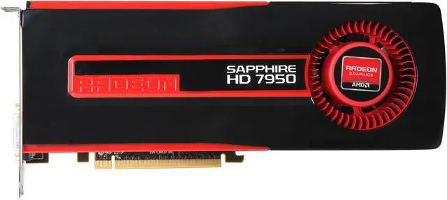 Alt view image 3 of 6 - SAPPHIRE 21196-00-20G Radeon HD 7950 with BOOST 3GB 384-bit GDDR5 PCI Express 3.0 x16 CrossFireX Support Video Card