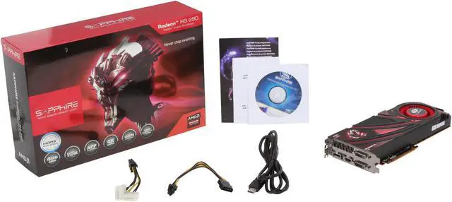 Alt view image 6 of 6 - SAPPHIRE Radeon R9 290 4GB GDDR5 PCI Express 3.0 x16 CrossFireX Support Graphics Card 100362SR