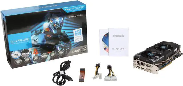 Alt view image 6 of 6 - SAPPHIRE Radeon R9 280X 3GB GDDR5 PCI Express 3.0 x16 CrossFireX Support Graphics Card 100363VXSR