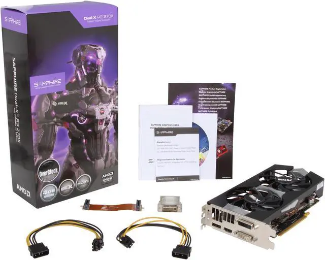 Alt view image 6 of 6 - SAPPHIRE Radeon R9 270X 4GB GDDR5 PCI Express 3.0 x16 Graphics Card 100364-4GL