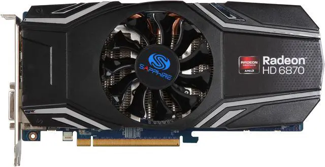Alt view image 3 of 6 - SAPPHIRE Radeon HD 6870 1GB GDDR5 PCI Express 2.1 CrossFireX Support Graphics Card 11179-09-CPO