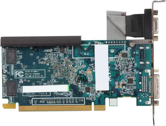 Alt view image 4 of 5 - SAPPHIRE Radeon HD 5450 1GB DDR3 PCI Express 2.0 Graphics Card 11166-02-CPO