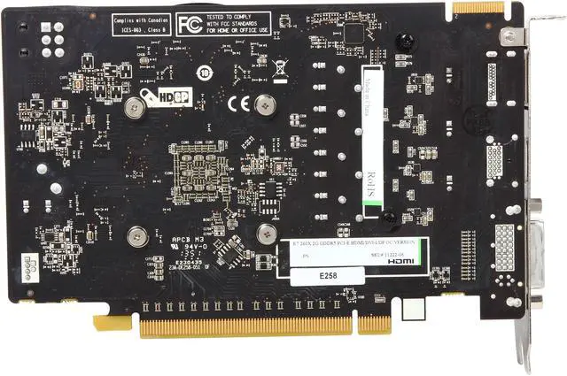Alt view image 4 of 5 - SAPPHIRE Radeon R7 260X 2GB GDDR5 PCI Express 3.0 CrossFireX Support Graphics Card 100366-2L