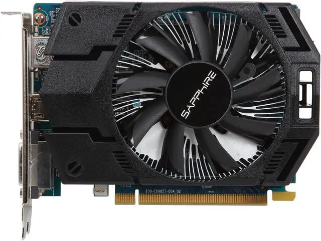 Alt view image 3 of 6 - SAPPHIRE Radeon HD 7770 1GB GDDR5 PCI Express 3.0 CrossFireX Support Graphics Card 100358-2L