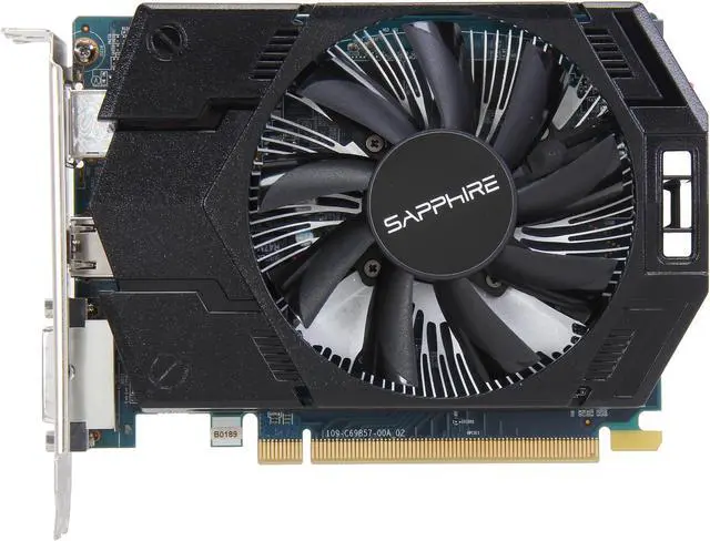 Alt view image 3 of 6 - SAPPHIRE Radeon R7 250X 1GB GDDR5 PCI Express 3.0 CrossFireX Support Graphics Card 100367L