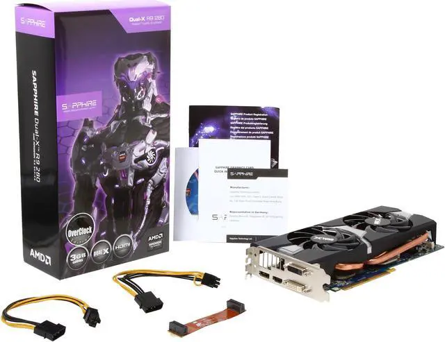 Alt view image 6 of 6 - SAPPHIRE DUAL-X Radeon R9 280 3GB GDDR5 PCI Express 3.0 CrossFireX Support Graphics Card 100373L