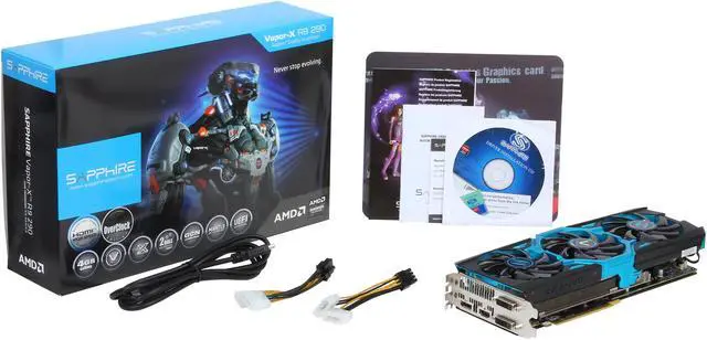 Alt view image 7 of 7 - SAPPHIRE VAPOR-X Radeon R9 290 4GB GDDR5 PCI Express 3.0 CrossFireX Support Graphics Card 100362VXSR