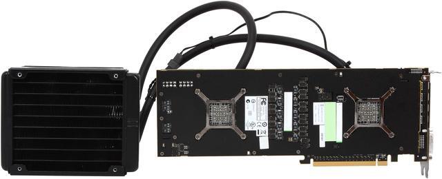 Alt view image 4 of 6 - SAPPHIRE Radeon R9 295x2 8GB GDDR5 PCI Express 3.0 CrossFireX Support Graphics Card 100360SR