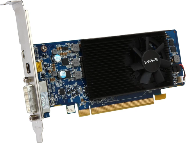 Main image of SAPPHIRE 11202-10CPO Radeon HD 7750 1GB 128-Bit GDDR5 CrossFireX Support Low Profile Video Card Manufactured Recertified